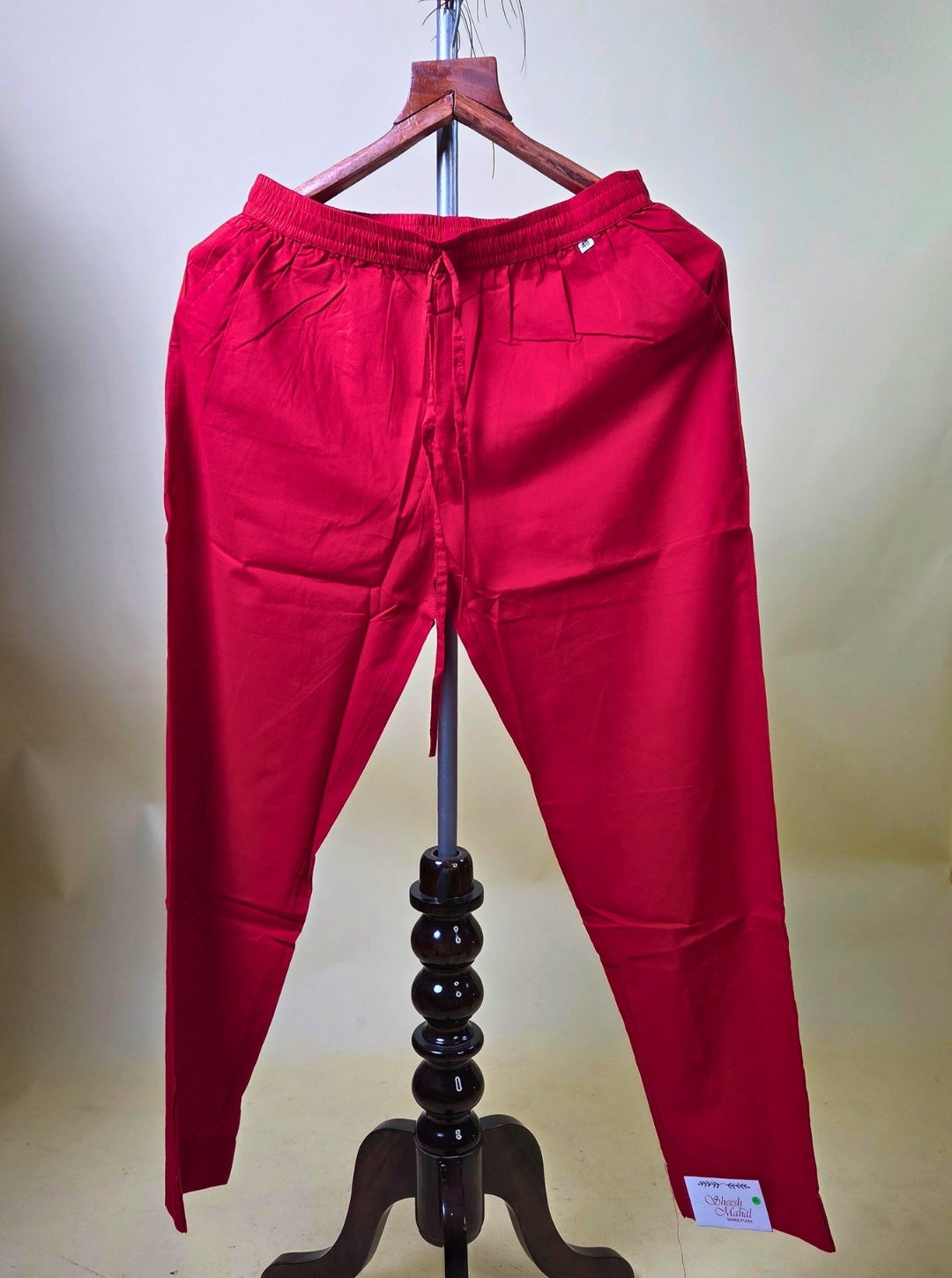 COTTON LEHRIYA KURTI PANT & DUPATTA SET WITH NECK WORK (KUR1070)