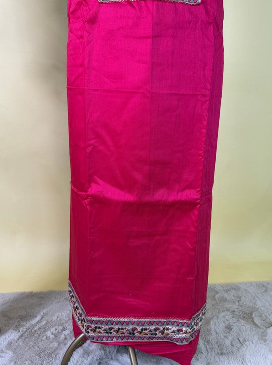 JAM COTTON SHIRT MAL COTTON DUPATTA SANTOON BOTTOM ELEPHANT PRINT ZARI (SUIT1101)