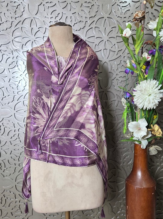 MUSLIN FABRIC BEAUTIFUL SKY COLOUR DIGITAL PRINT (KURTI1099)