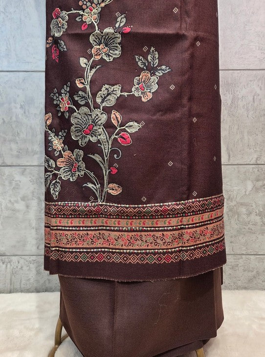 WOOLEN SUIT WITH DIGITAL PRINT (SUIT1105)