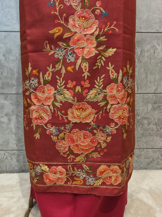 WOOLEN SUIT WITH DIGITAL PRINT (SUIT1106)