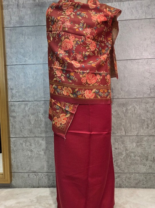 WOOLEN SUIT WITH DIGITAL PRINT (SUIT1106)