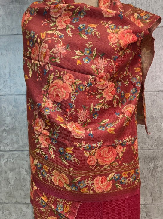 WOOLEN SUIT WITH DIGITAL PRINT (SUIT1106)