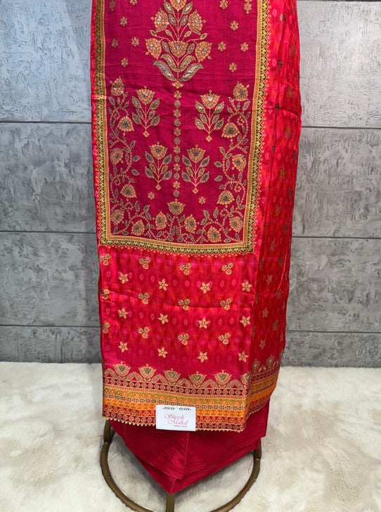 MANGENTA DOLA FABRIC (SUIT1112)