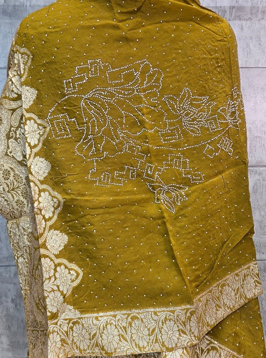 MUSLIN FABRIC WEAVING WORK (SUIT1109)