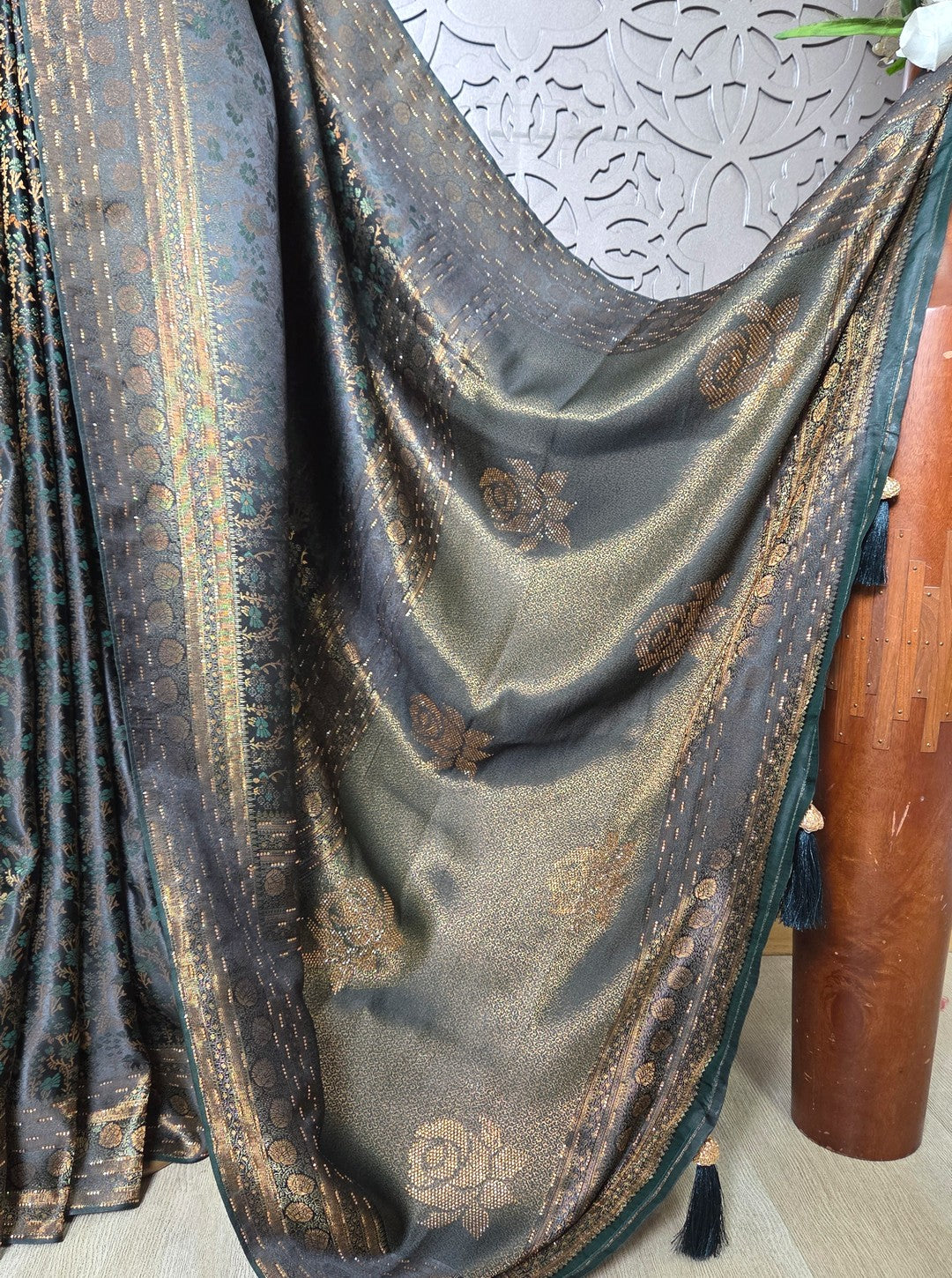 TANABANA BEAUTIFUL CREPE SILK SAREE (SAREE1087)