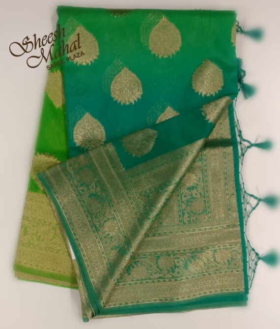 Two Shade Organza Saree