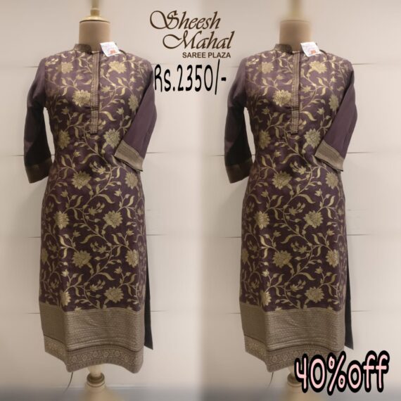 Brown Readymade Kurti